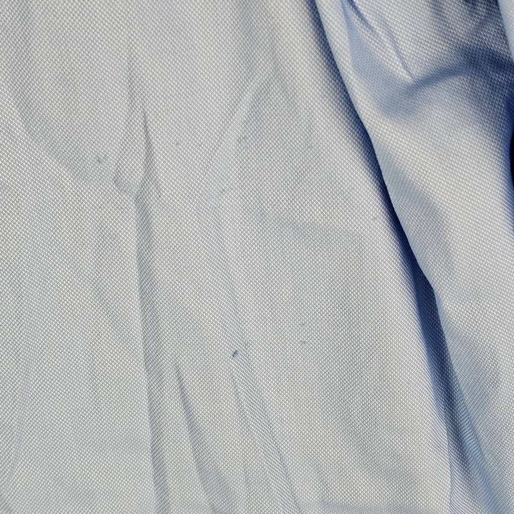 Psycho Bunny Button Down Men 16 34/35 Blue Modern Fit Stretch Non Iron Logo Cuff - Picture 4 of 12